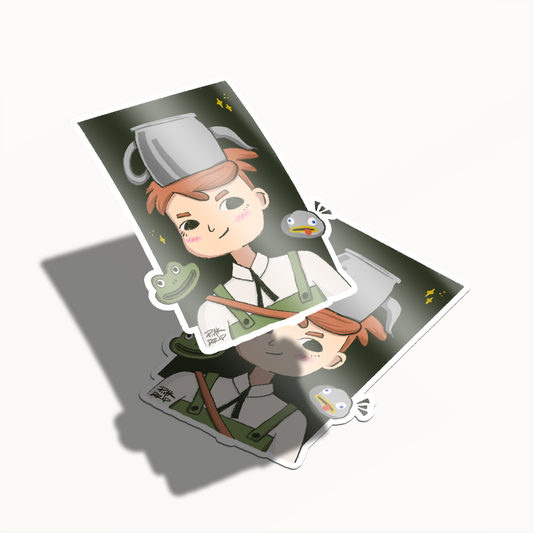 Sticker Over the garden wall – Diseño Exclusivo Hotculture® | Vinyl Sticker 3" Water & UV Resistant