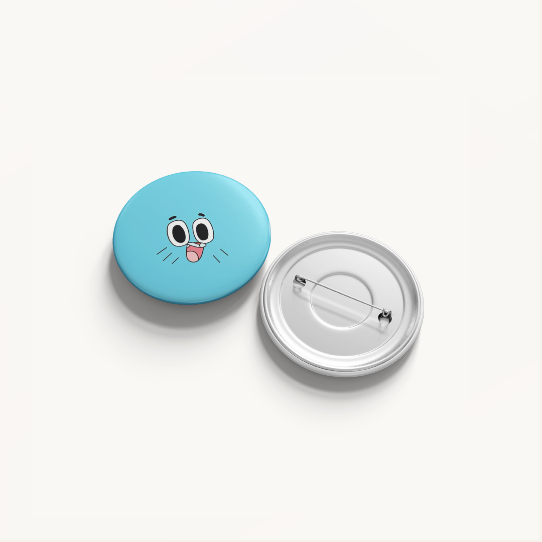 Button Badge The Amazing World of Gumball | Pin de 1" Handmade