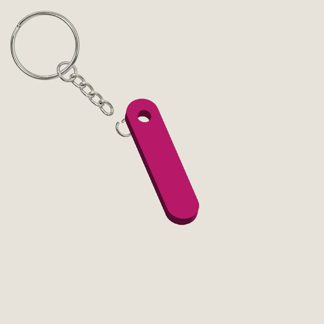 Llavero Acrílico con Inicial | Combinable | Hotculture®