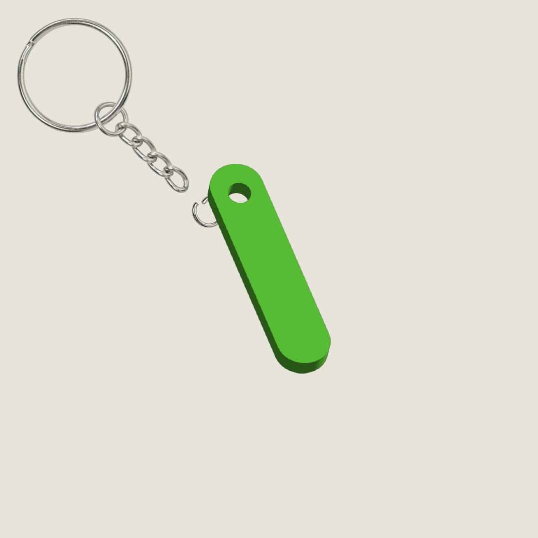 Llavero Acrílico con Inicial | Combinable | Hotculture®