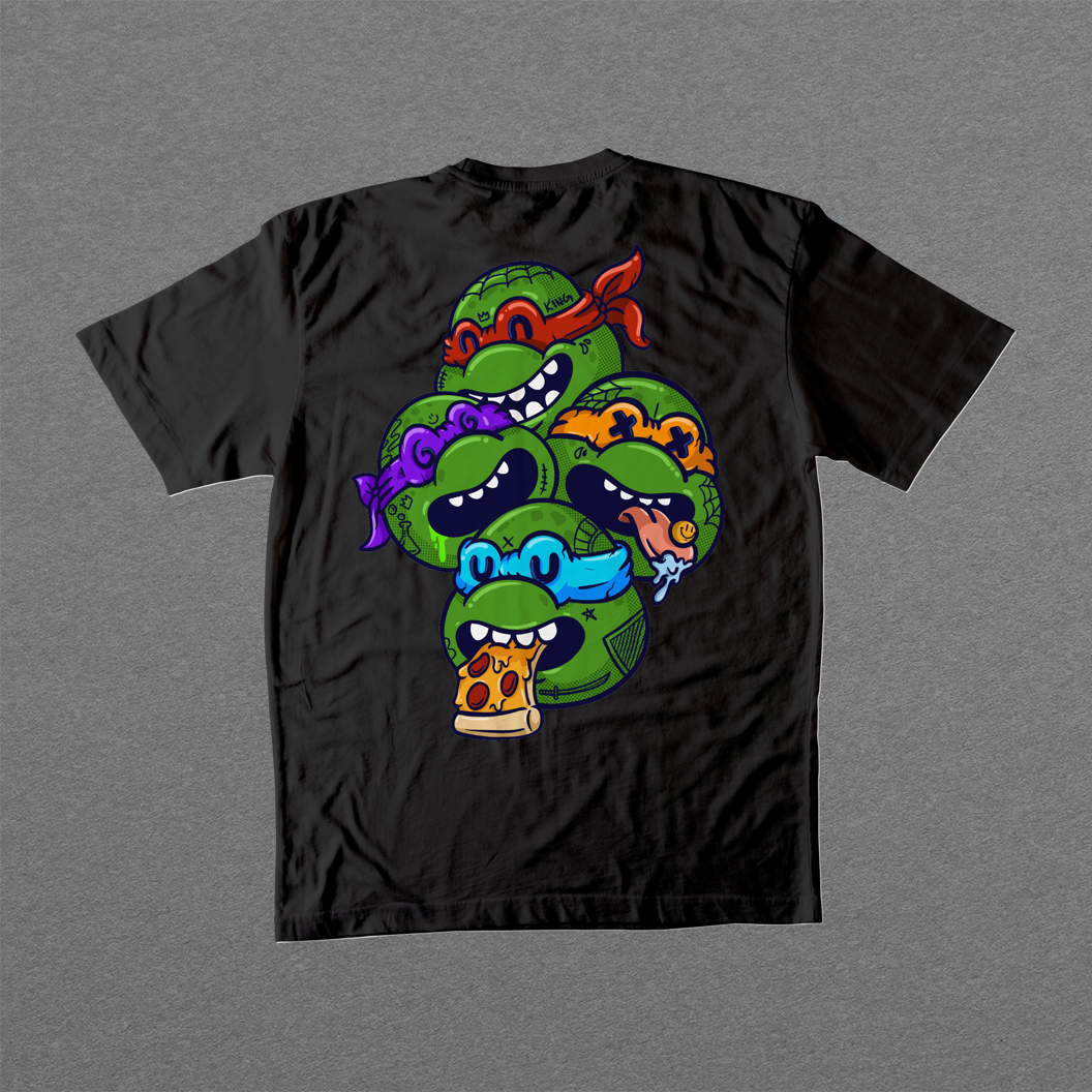 Shell Shocked Heroes - Ninja Turtles Graphic