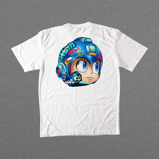 Pixel Power Threads - Mega Man Graphic