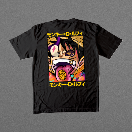 Captain's Contrast Couture Colored - Monkey D Luffy Graphic