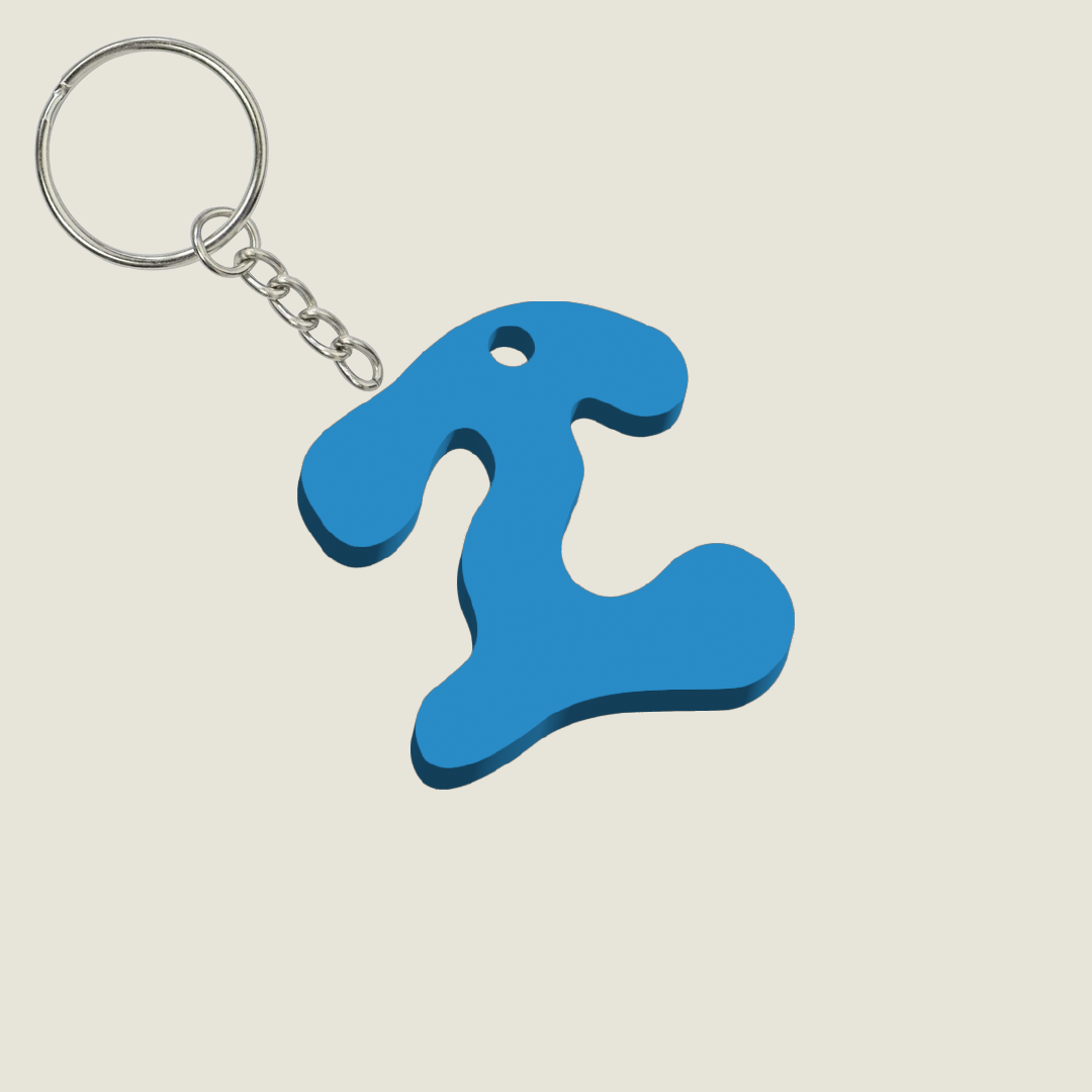 Llavero Acrílico con Inicial | Combinable | Hotculture®