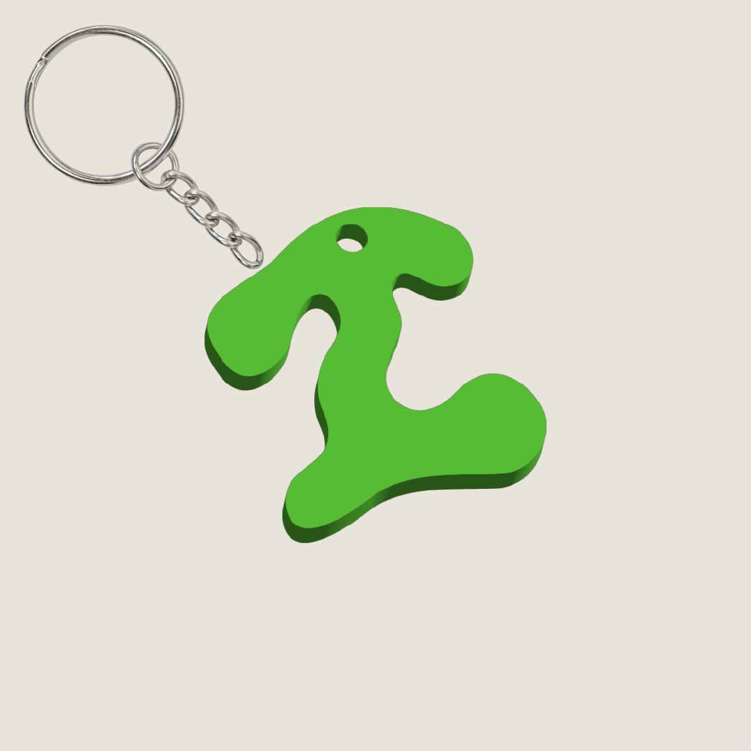 Llavero Acrílico con Inicial | Combinable | Hotculture®