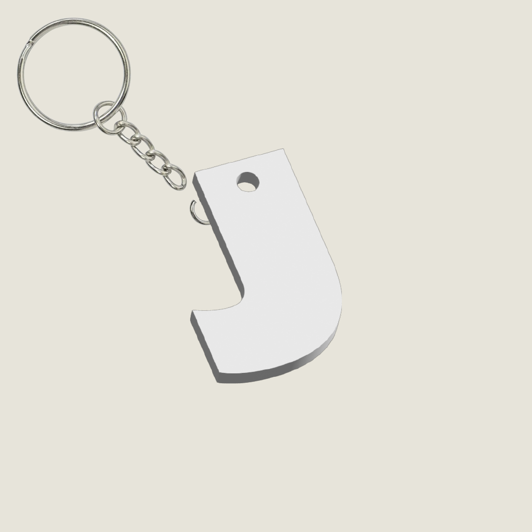 Llavero Acrílico con Inicial | Combinable | Hotculture®