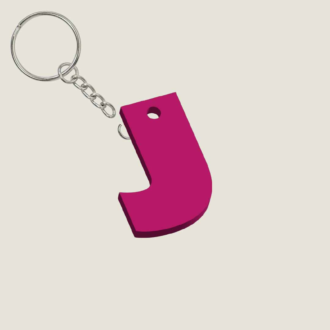 Llavero Acrílico con Inicial | Combinable | Hotculture®