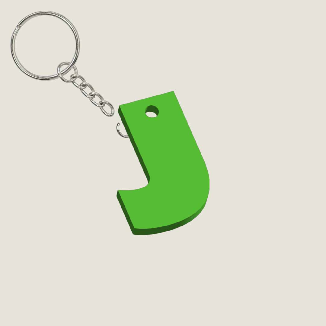 Llavero Acrílico con Inicial | Combinable | Hotculture®