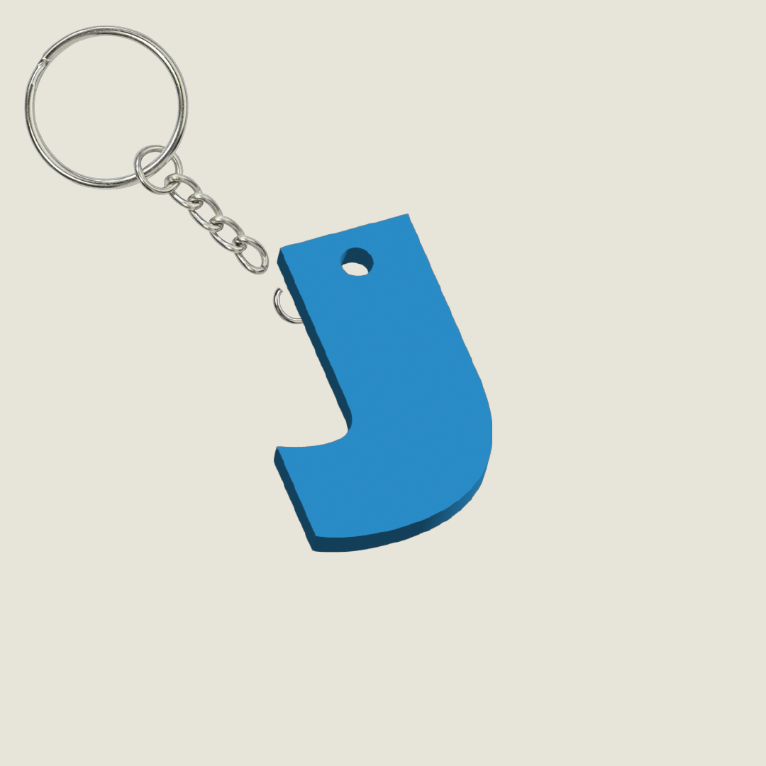 Llavero Acrílico con Inicial | Combinable | Hotculture®