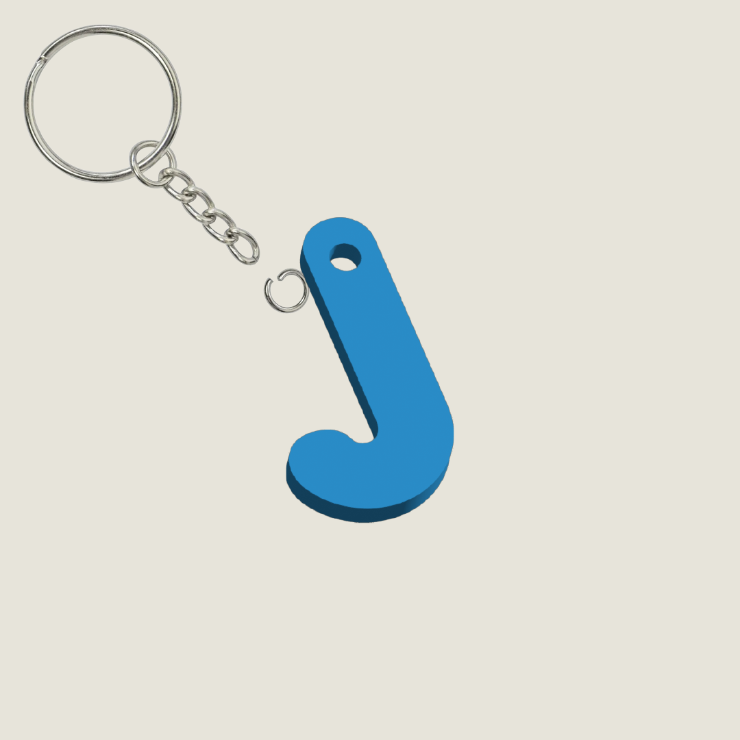 Llavero Acrílico con Inicial | Combinable | Hotculture®