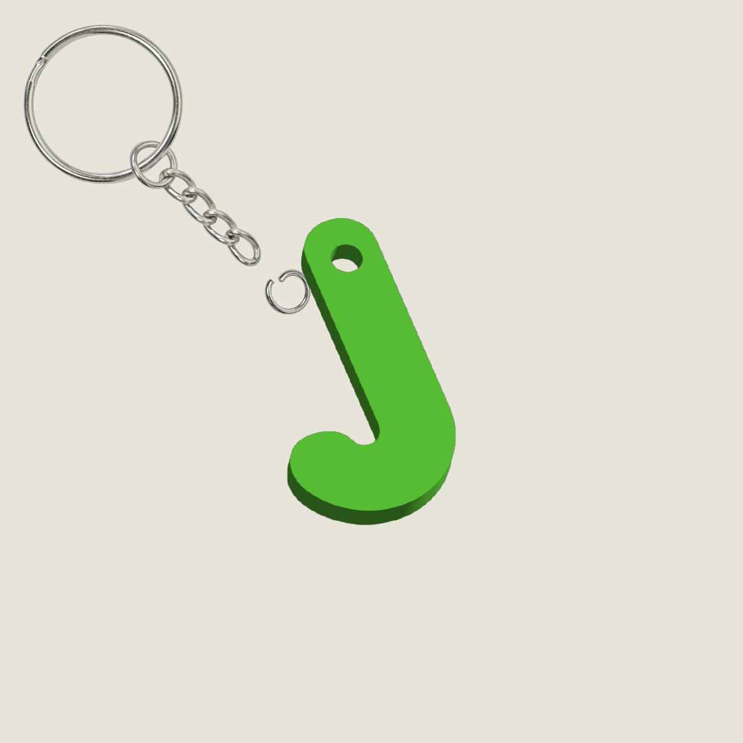 Llavero Acrílico con Inicial | Combinable | Hotculture®