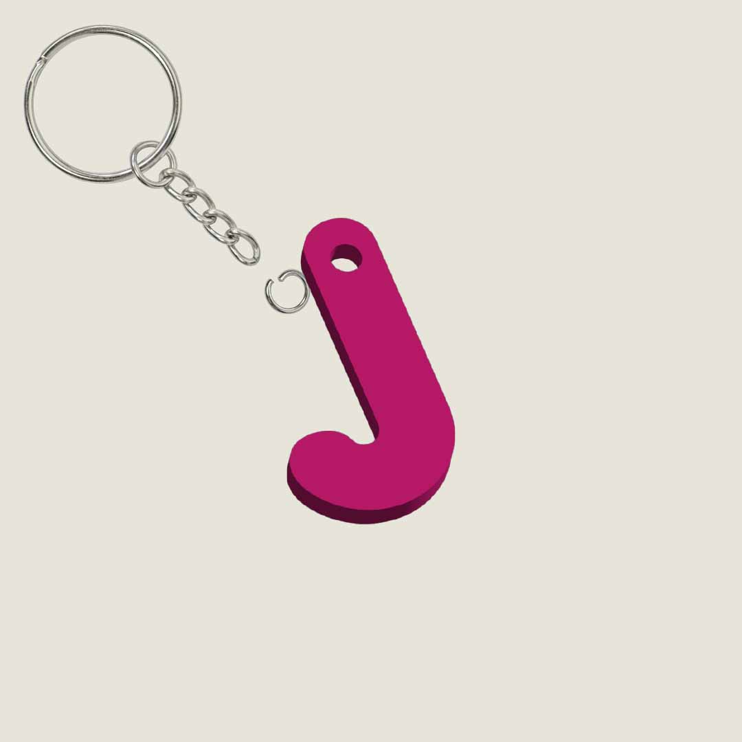 Llavero Acrílico con Inicial | Combinable | Hotculture®