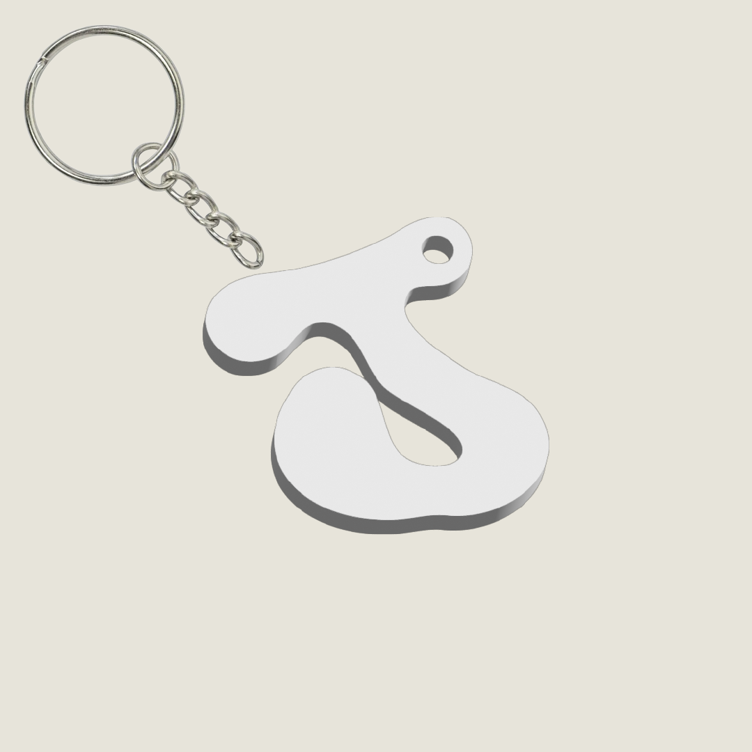 Llavero Acrílico con Inicial | Combinable | Hotculture®