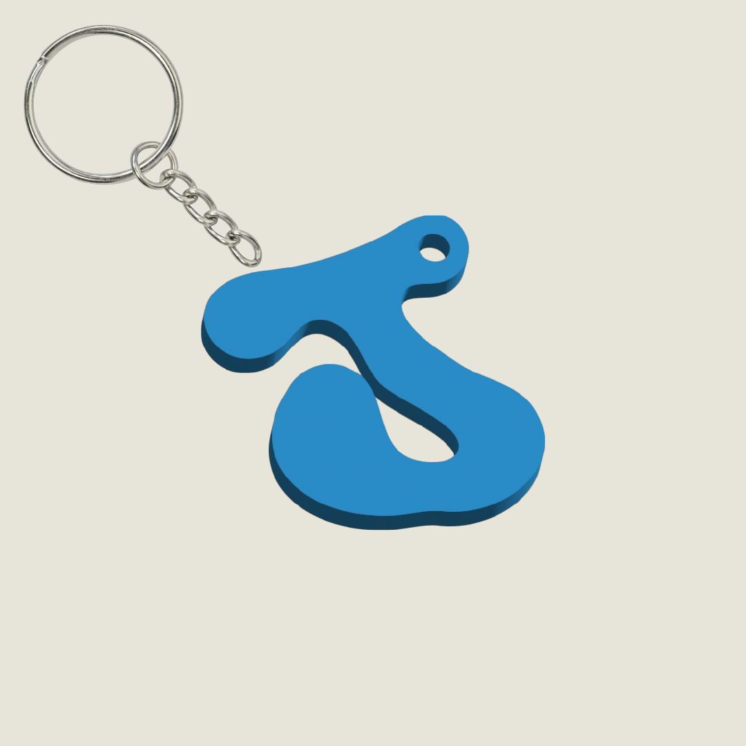 Llavero Acrílico con Inicial | Combinable | Hotculture®