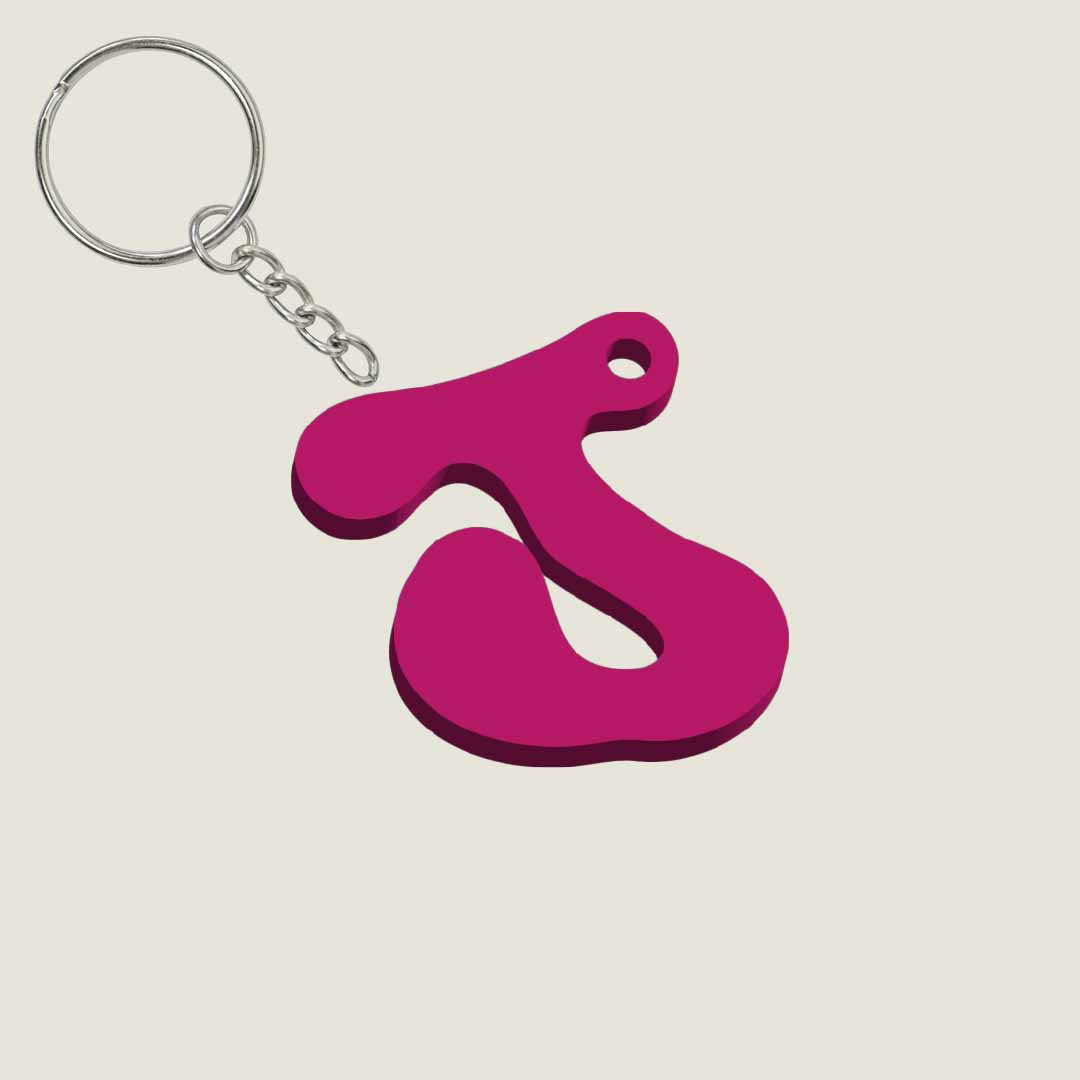 Llavero Acrílico con Inicial | Combinable | Hotculture®