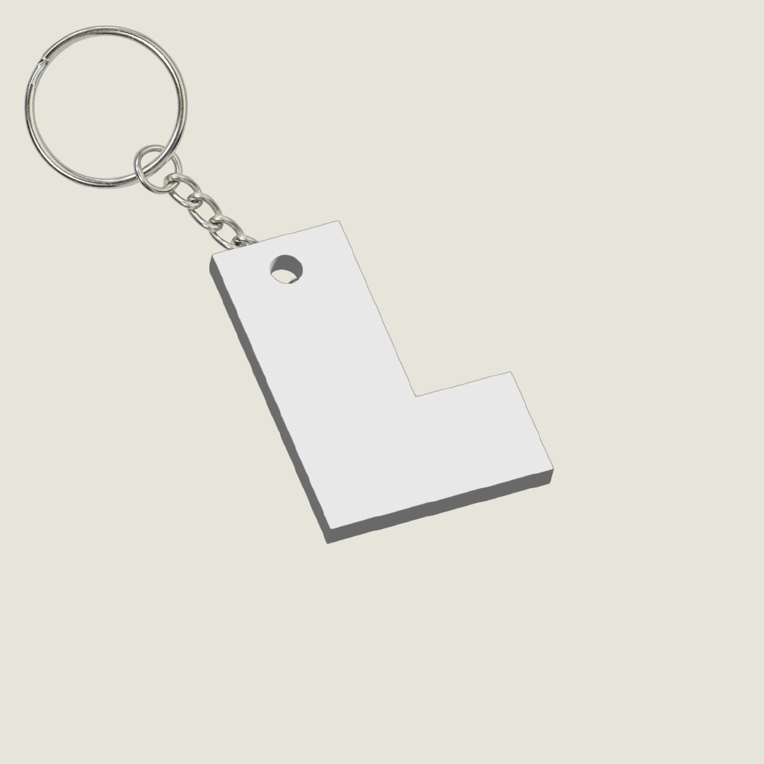 Llavero Acrílico con Inicial | Combinable | Hotculture®