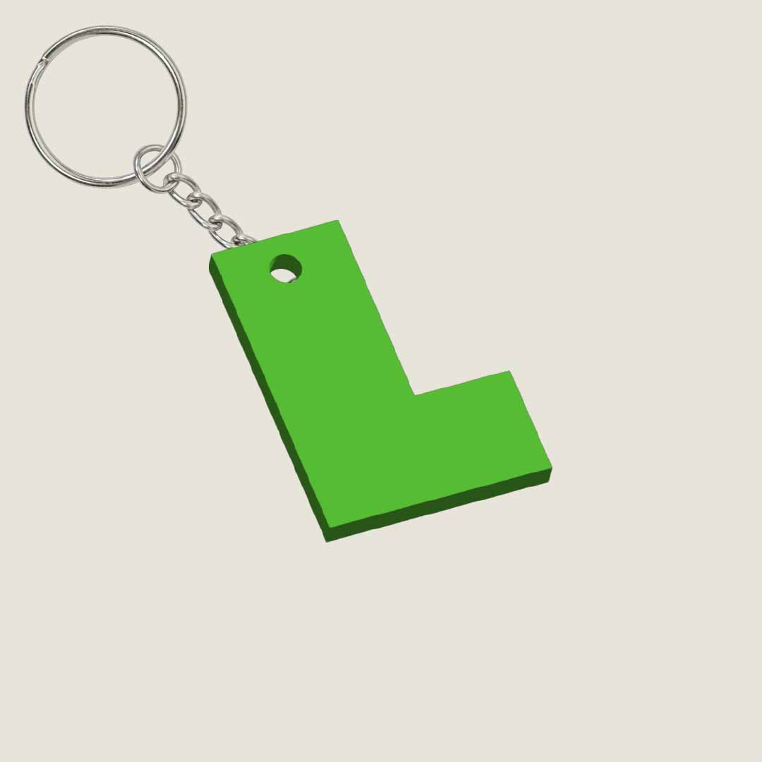 Llavero Acrílico con Inicial | Combinable | Hotculture®