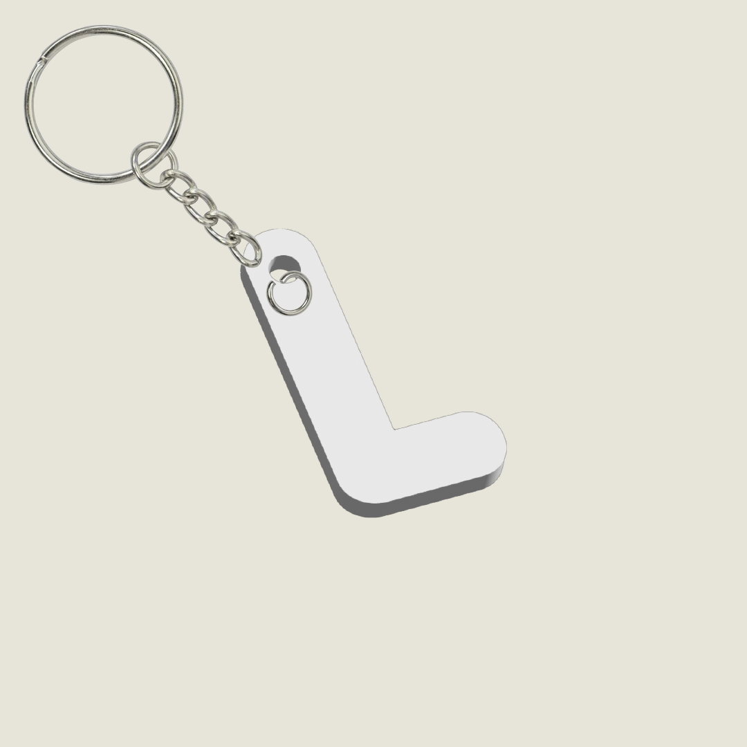 Llavero Acrílico con Inicial | Combinable | Hotculture®