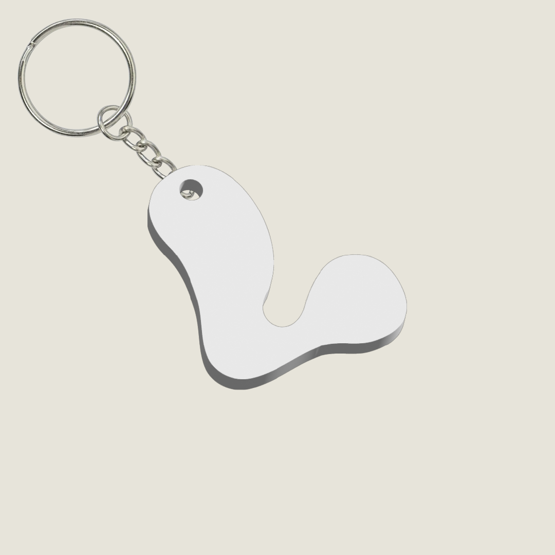 Llavero Acrílico con Inicial | Combinable | Hotculture®