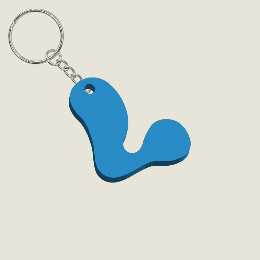 Llavero Acrílico con Inicial | Combinable | Hotculture®