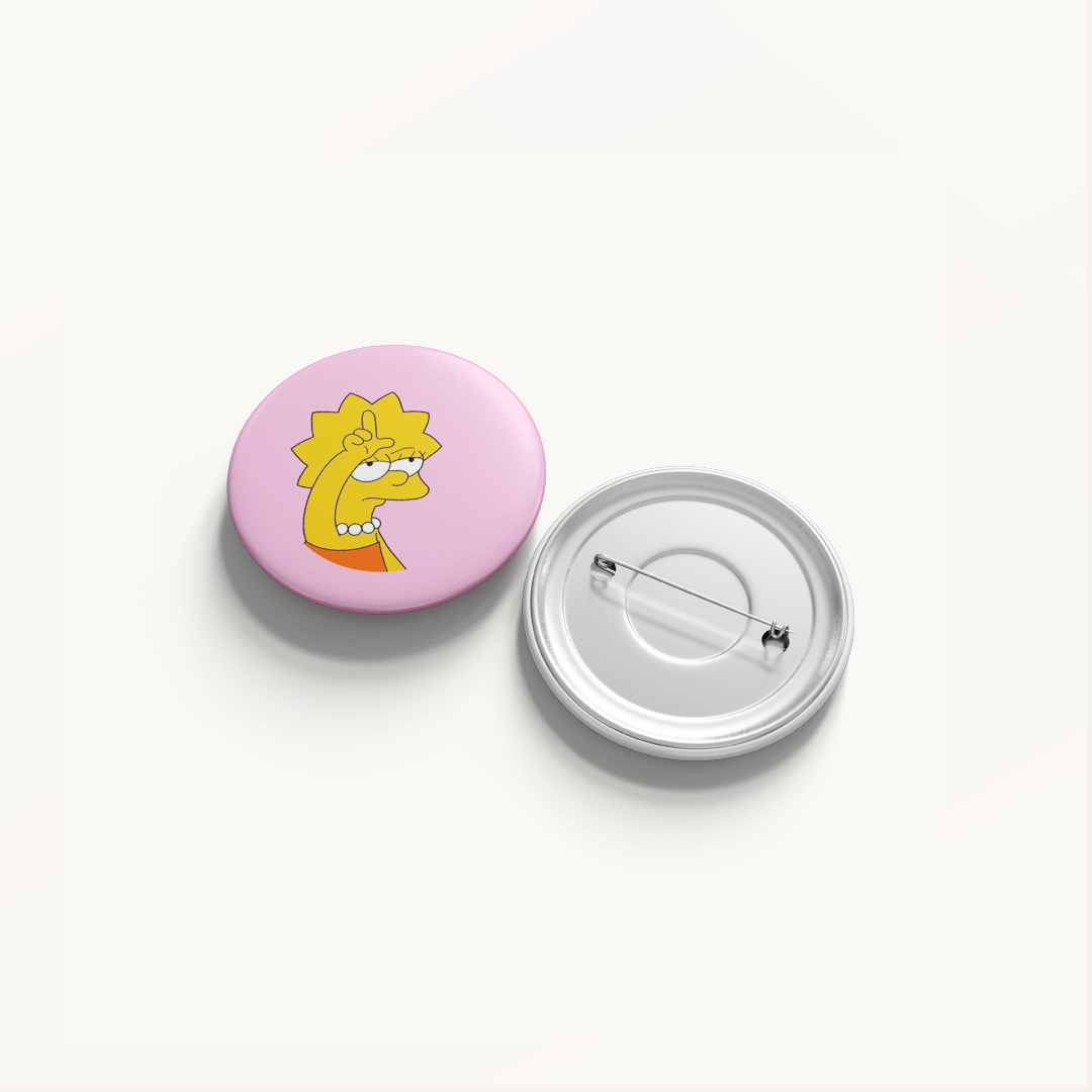 Button Badge The Simpsons | Pin de 1" Handmade