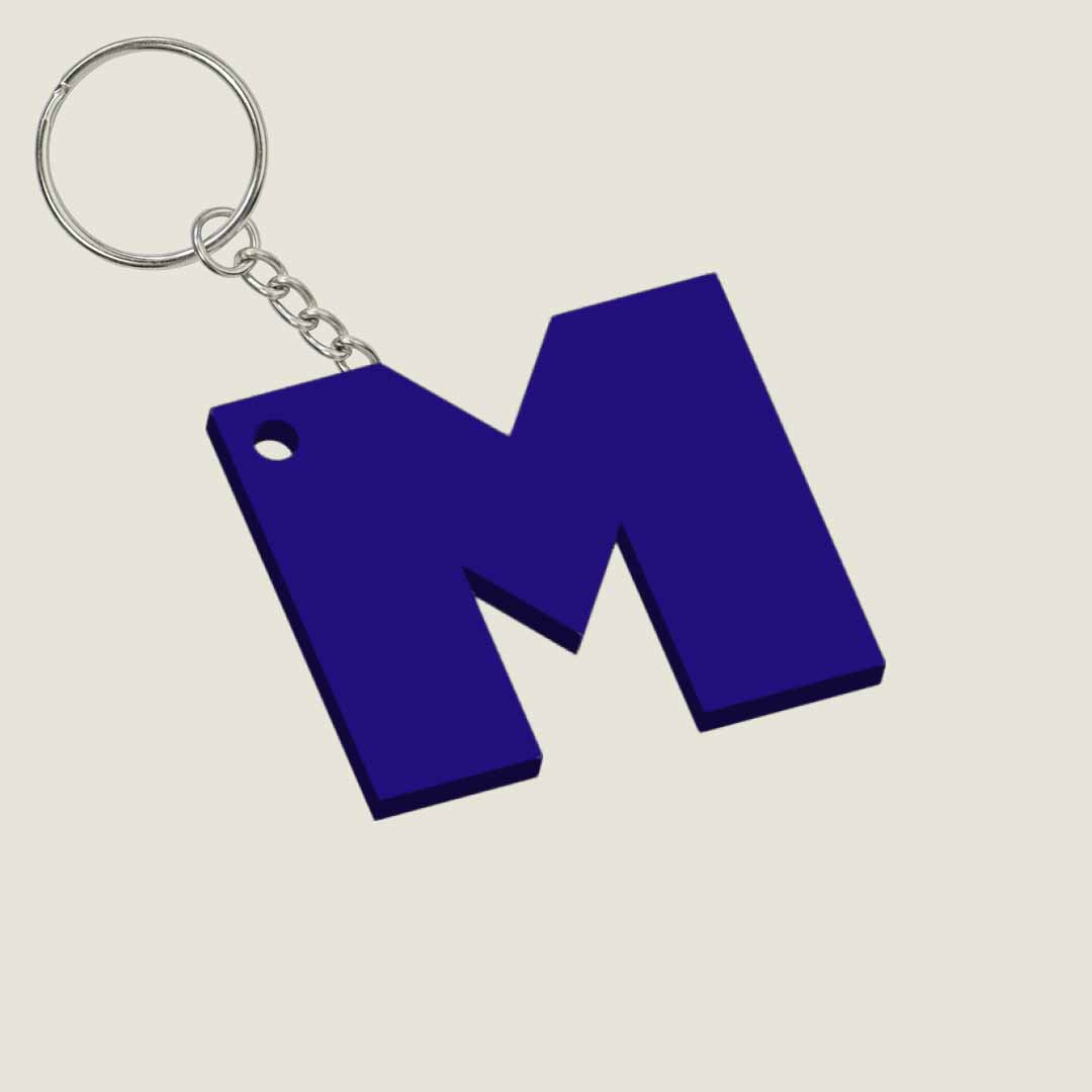 Llavero Acrílico con Inicial | Combinable | Hotculture®