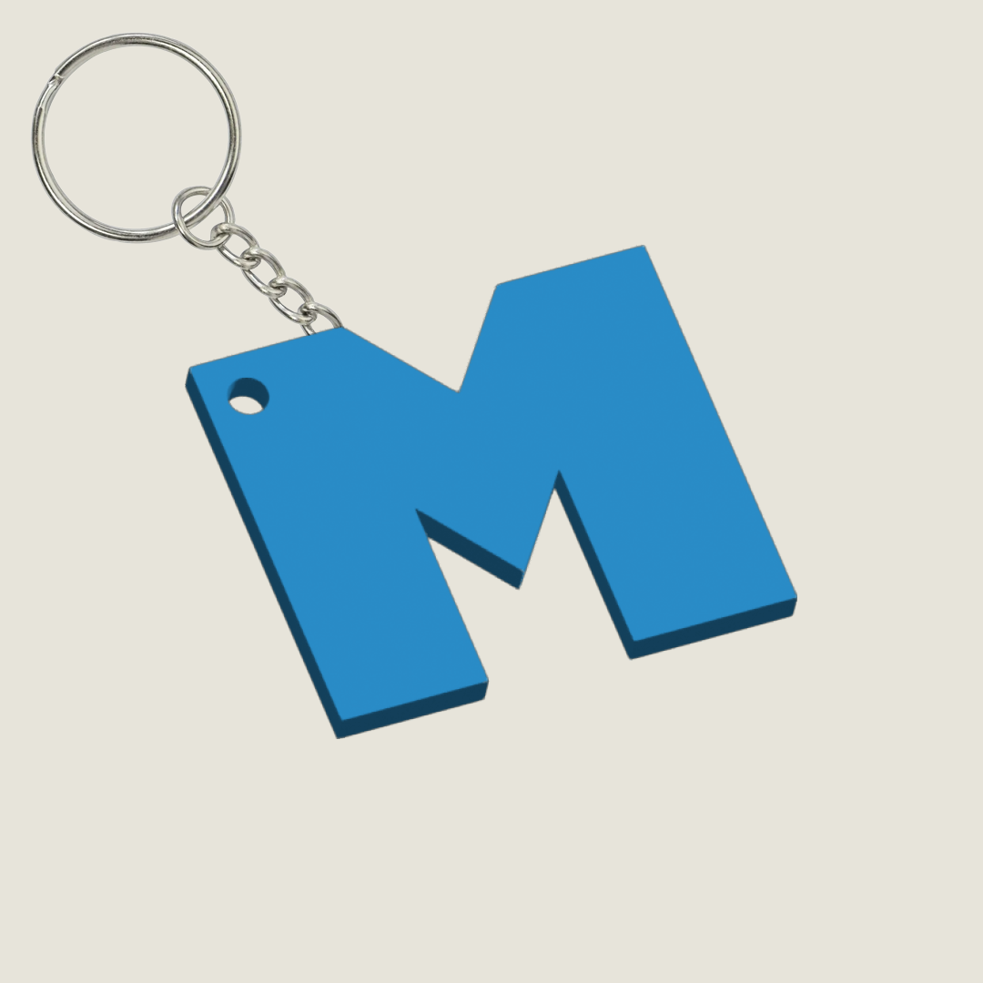 Llavero Acrílico con Inicial | Combinable | Hotculture®