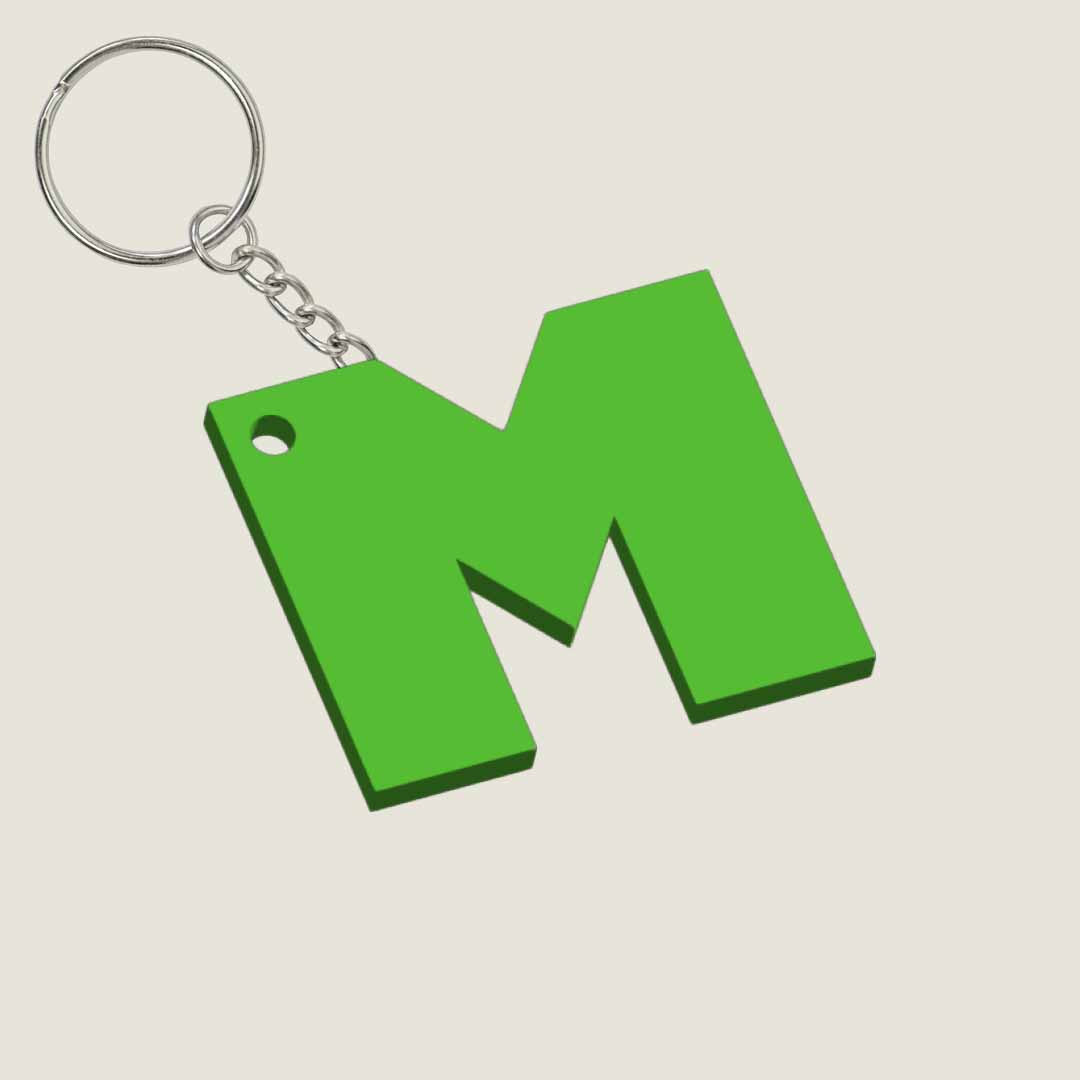 Llavero Acrílico con Inicial | Combinable | Hotculture®