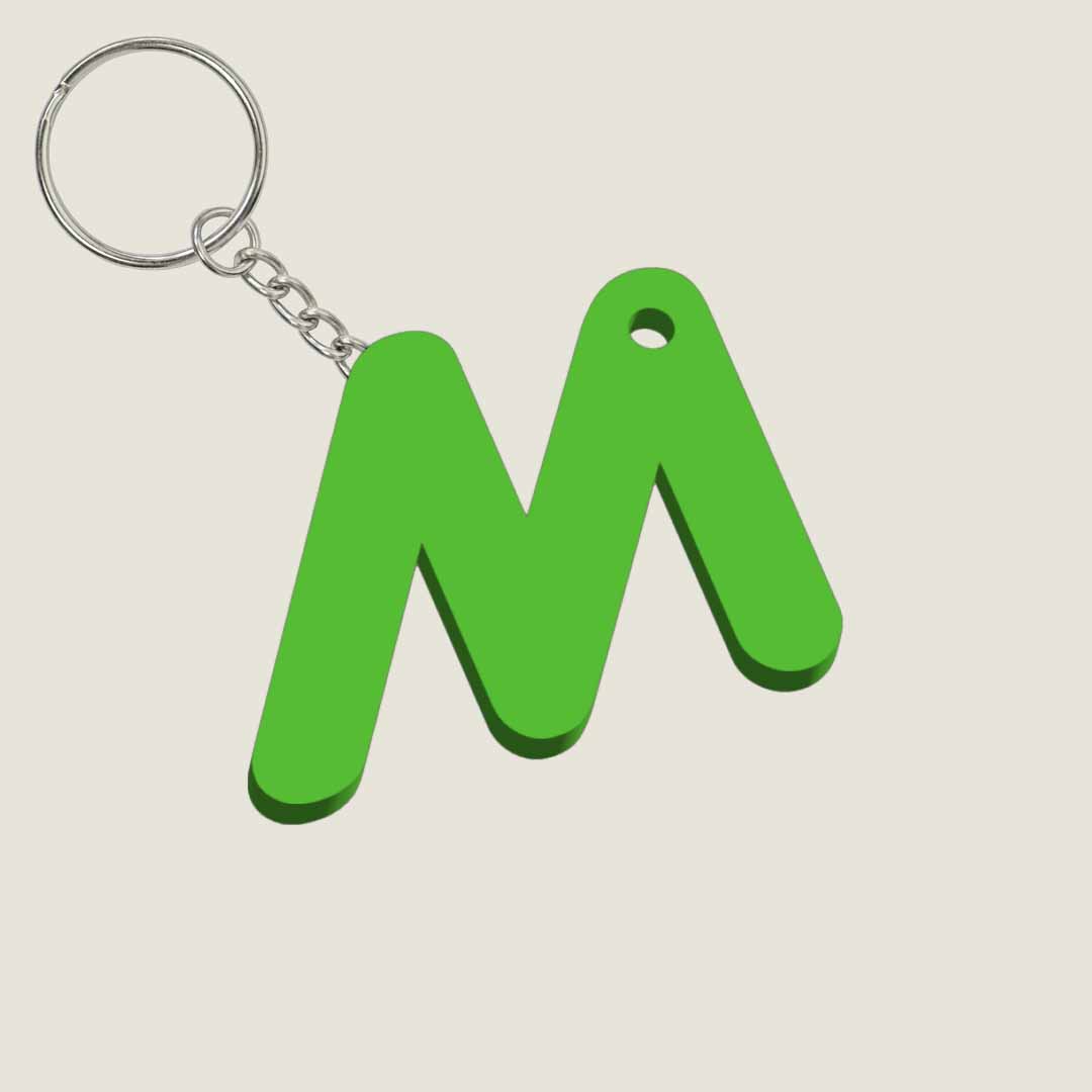 Llavero Acrílico con Inicial | Combinable | Hotculture®