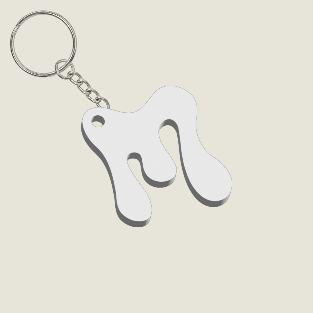 Llavero Acrílico con Inicial | Combinable | Hotculture®