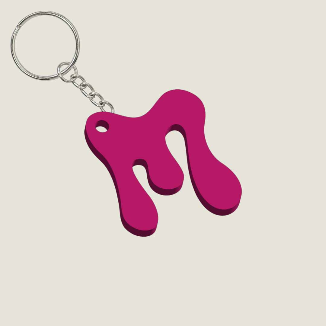 Llavero Acrílico con Inicial | Combinable | Hotculture®