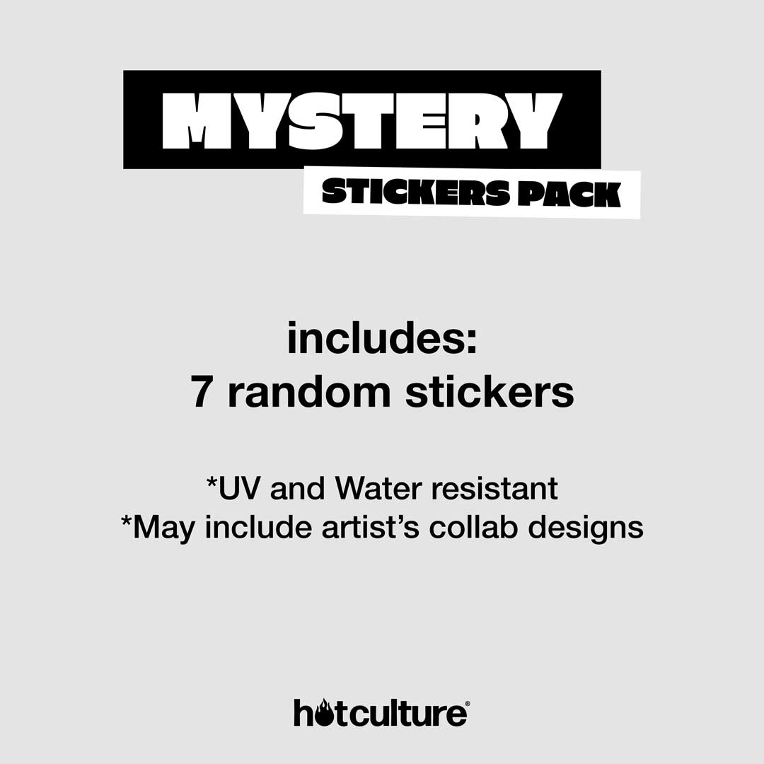 Mystery Stickers Pack | 7 Stickers | UV and Water resistant