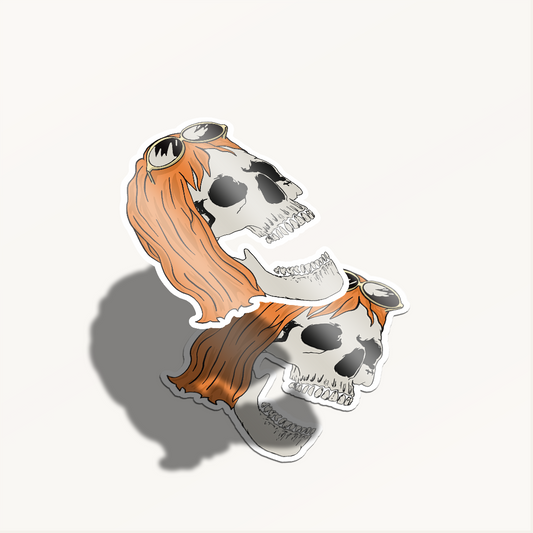 Sticker One piece skulls – Diseño Exclusivo Hotculture® | Vinyl Sticker 3" Water & UV Resistant