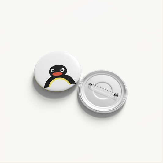 Button Badge Pingu | Pin de 1" Handmade
