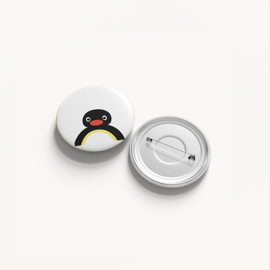 Button Badge Pingu | Pin de 1" Handmade