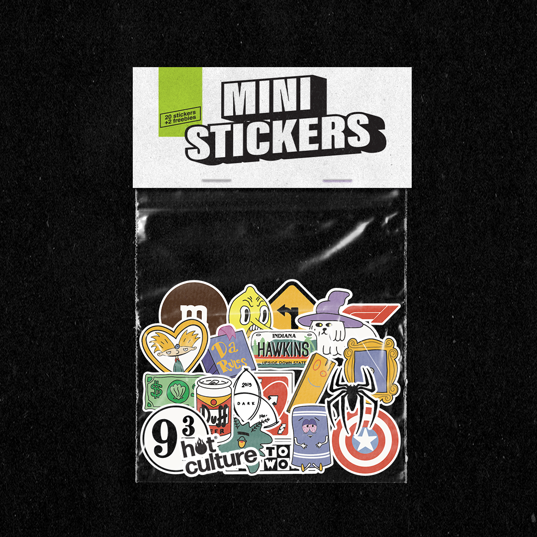 Mini Sticker Packs – Anime, Motivational & Pop Culture | UV & Water Resistant | 20 Stickers + 2 Freebies