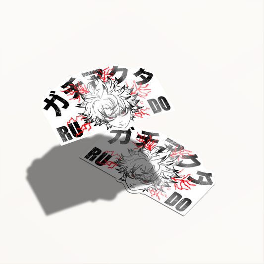 Sticker Gachiakuta – Diseño Exclusivo Hotculture® | Vinyl Sticker 3" Water & UV Resistant