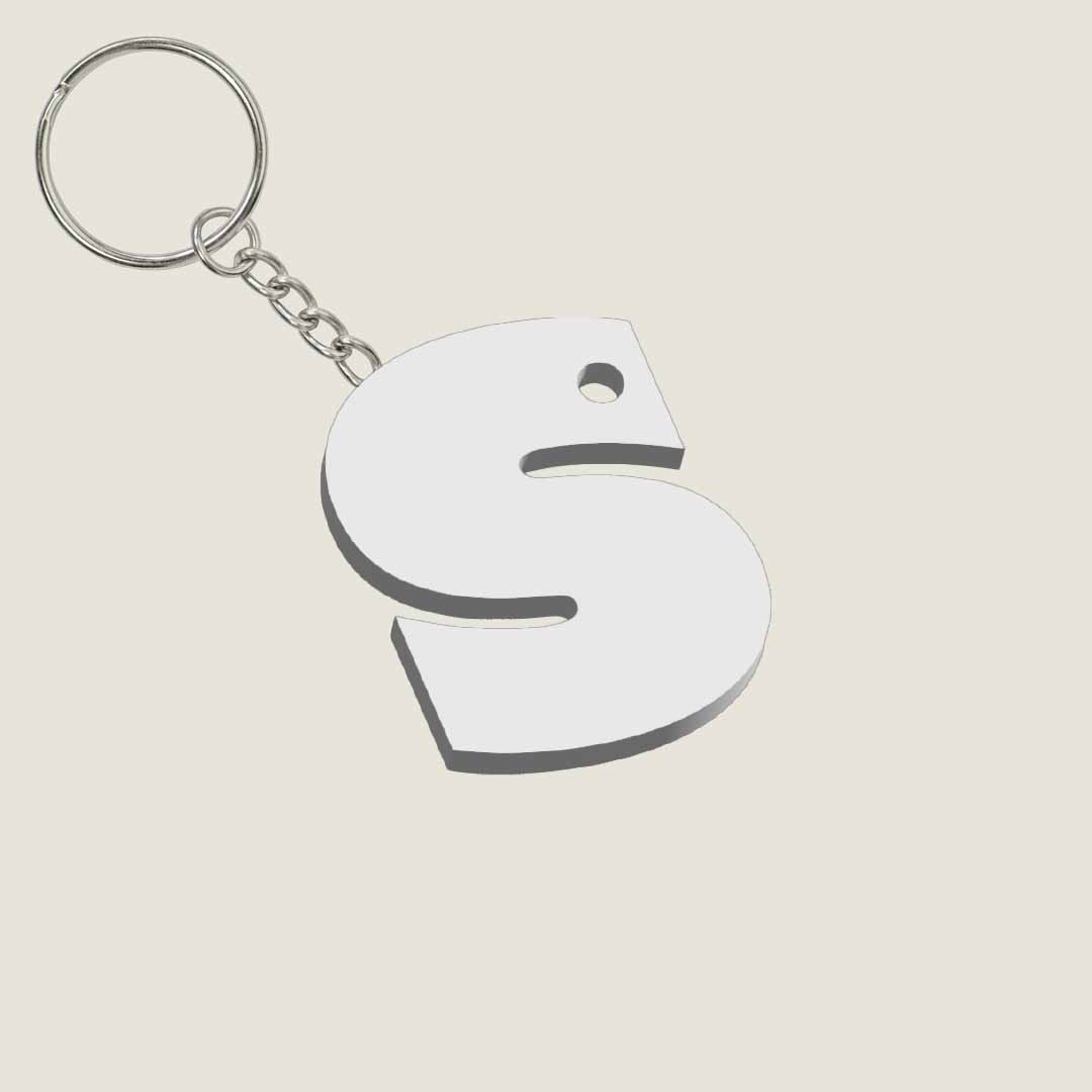 Llavero Acrílico con Inicial | Combinable | Hotculture®