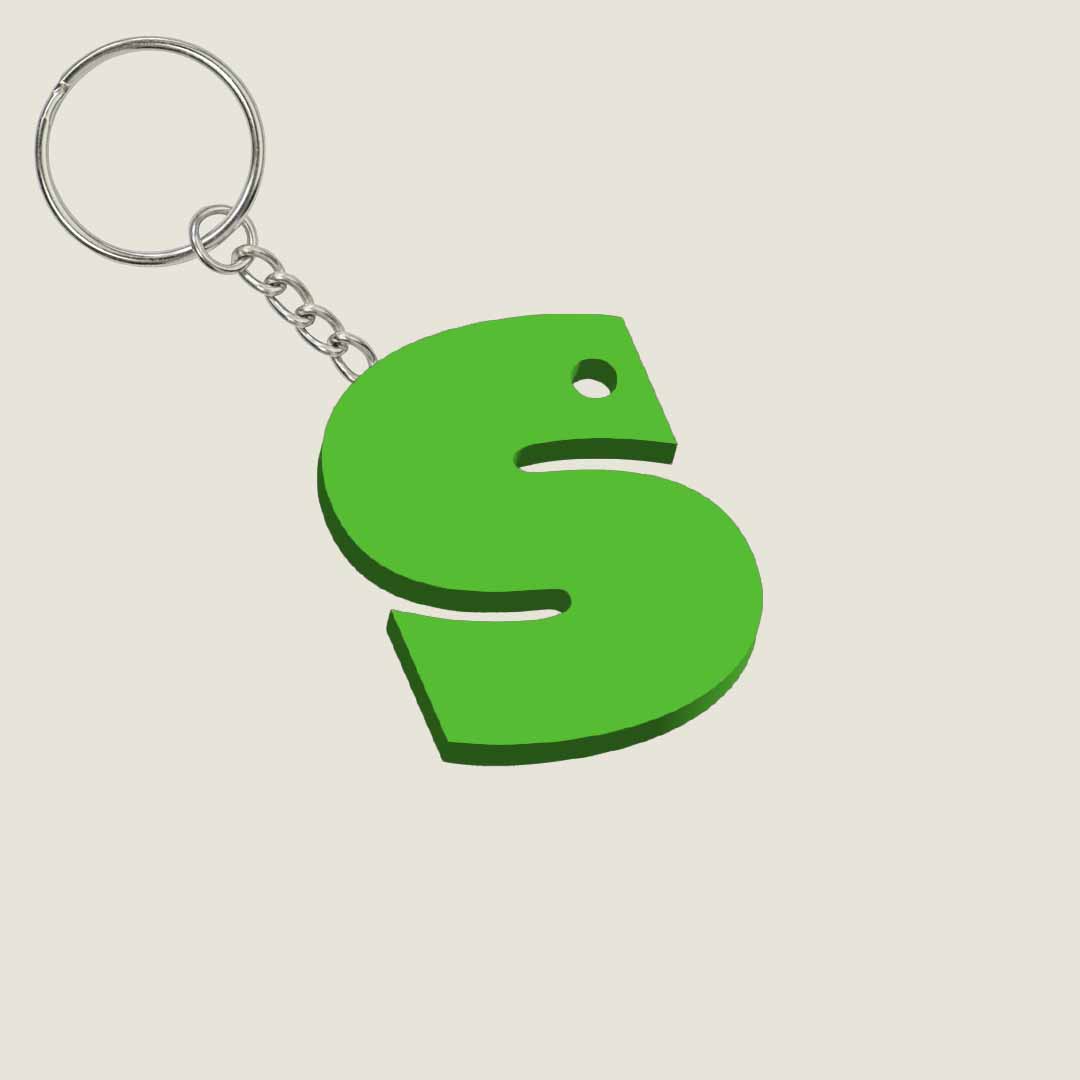 Llavero Acrílico con Inicial | Combinable | Hotculture®