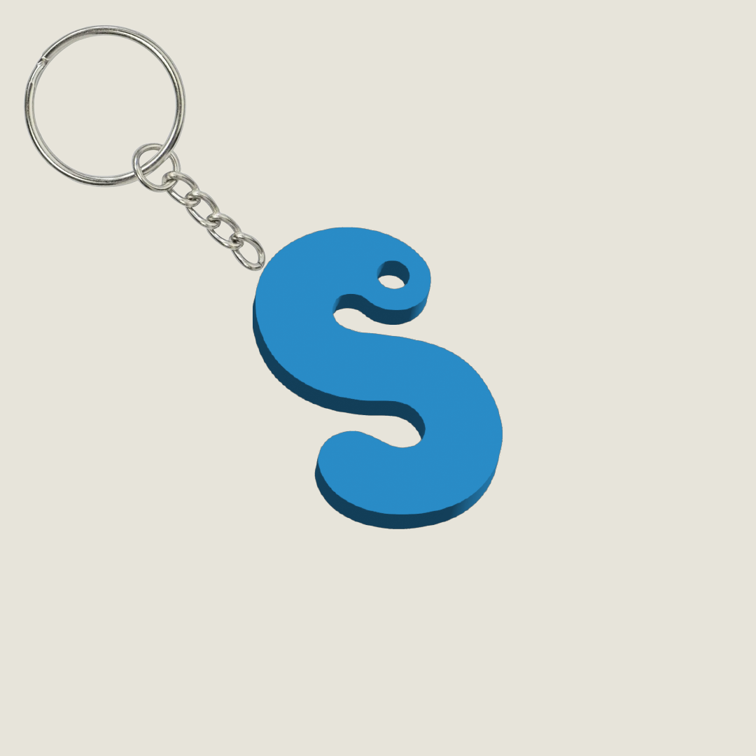 Llavero Acrílico con Inicial | Combinable | Hotculture®