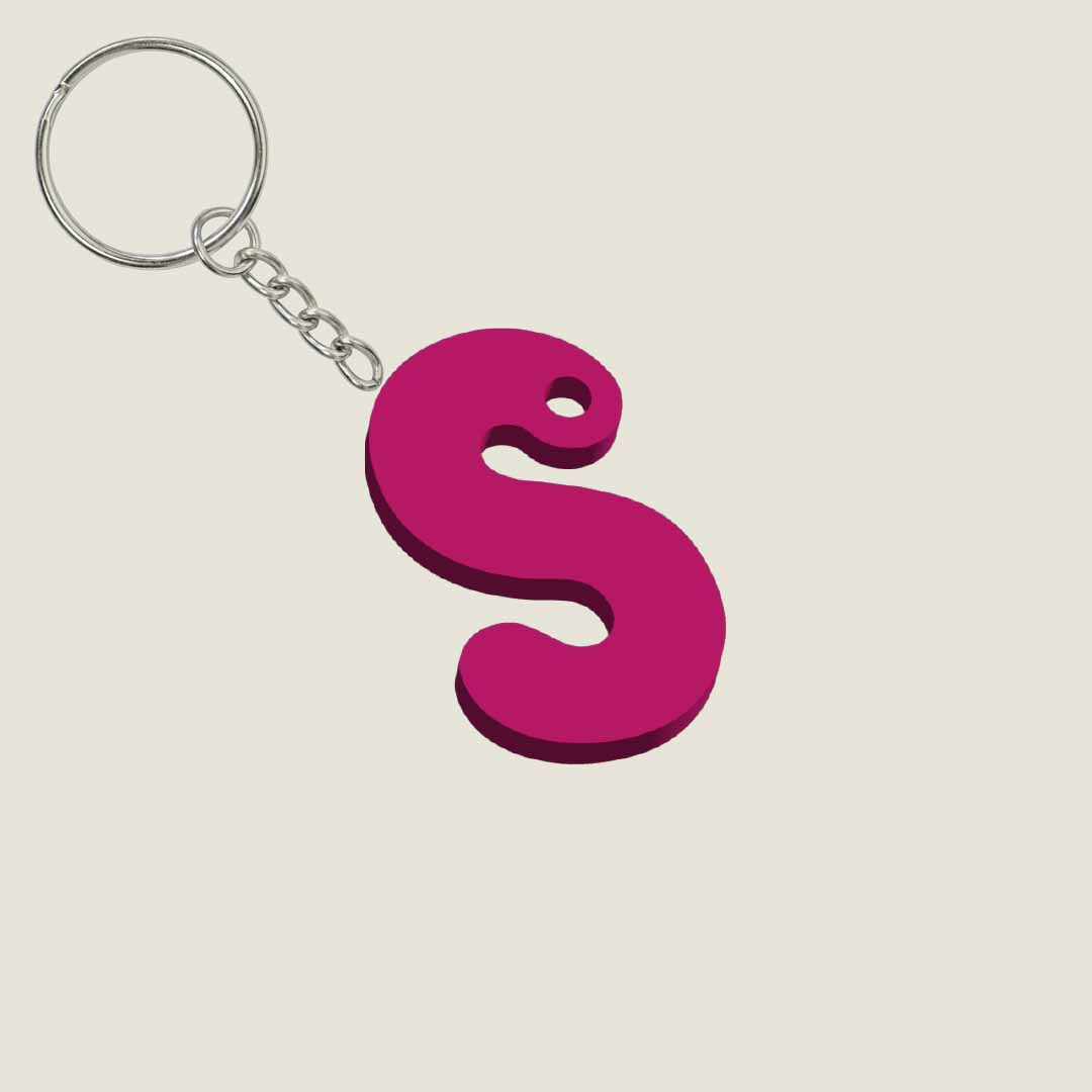 Llavero Acrílico con Inicial | Combinable | Hotculture®