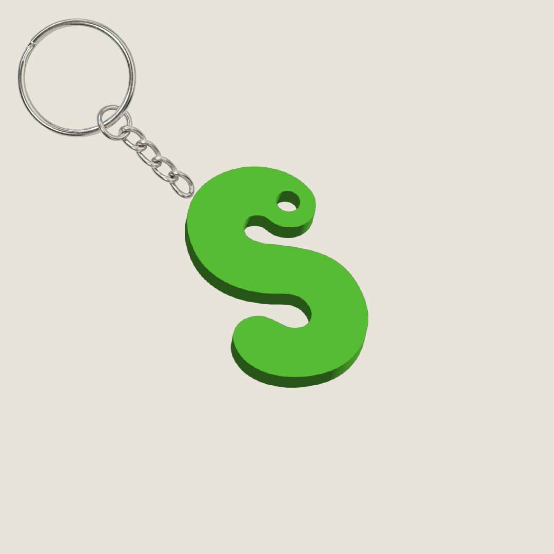 Llavero Acrílico con Inicial | Combinable | Hotculture®