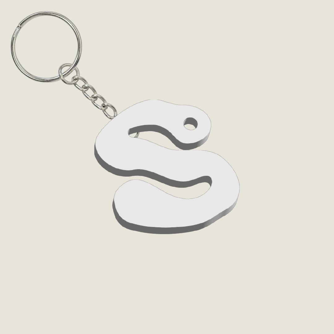 Llavero Acrílico con Inicial | Combinable | Hotculture®