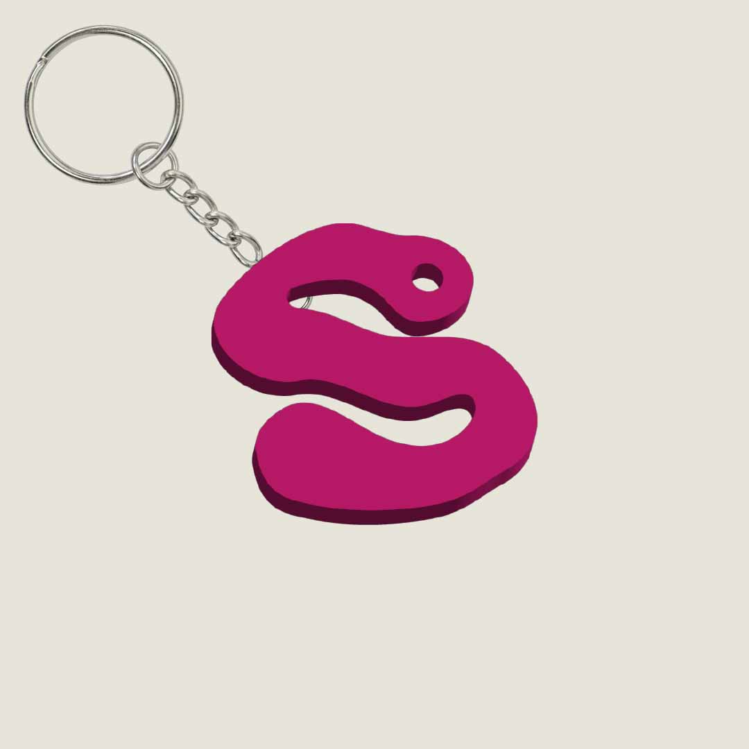 Llavero Acrílico con Inicial | Combinable | Hotculture®