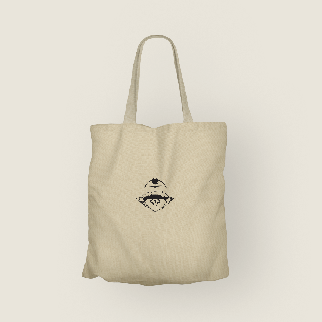 Sukuna Totebag Clásico de Canvas | Color Crema Natural | Tamaño Estándar | Hotculture®