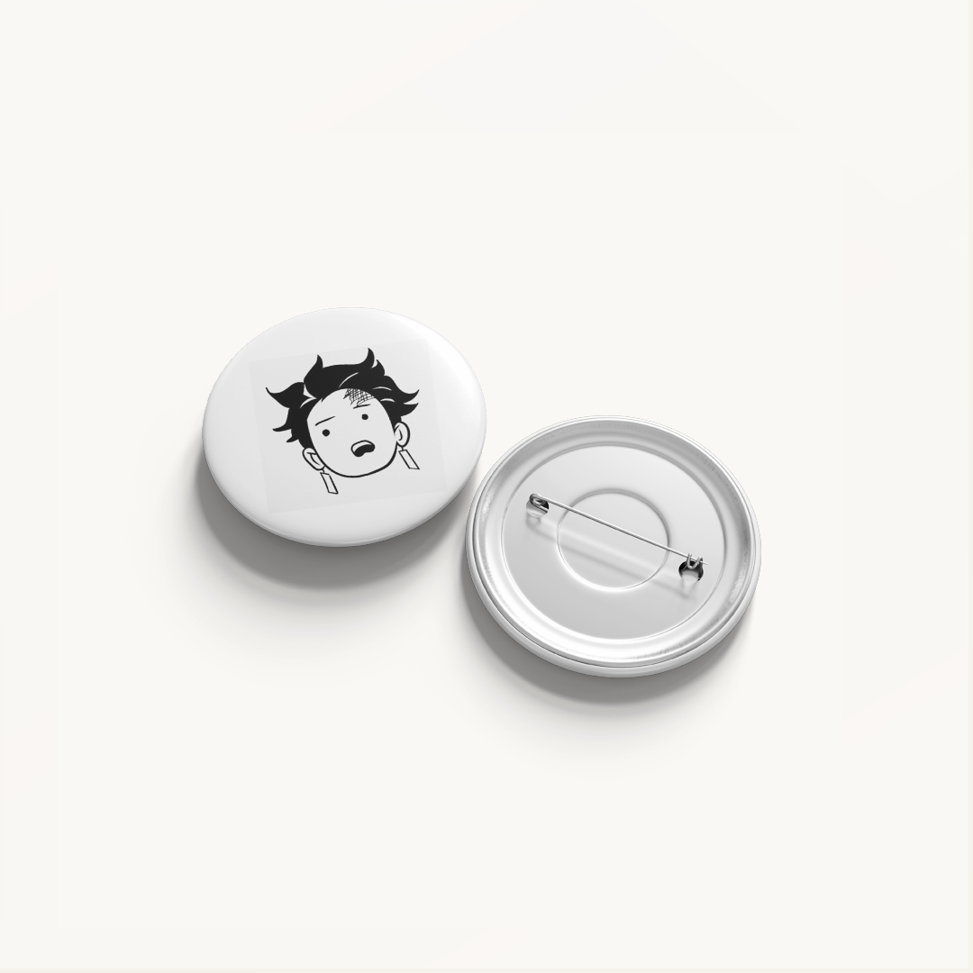 Button Badge  Demon Slayer | Pin de 1" Handmade