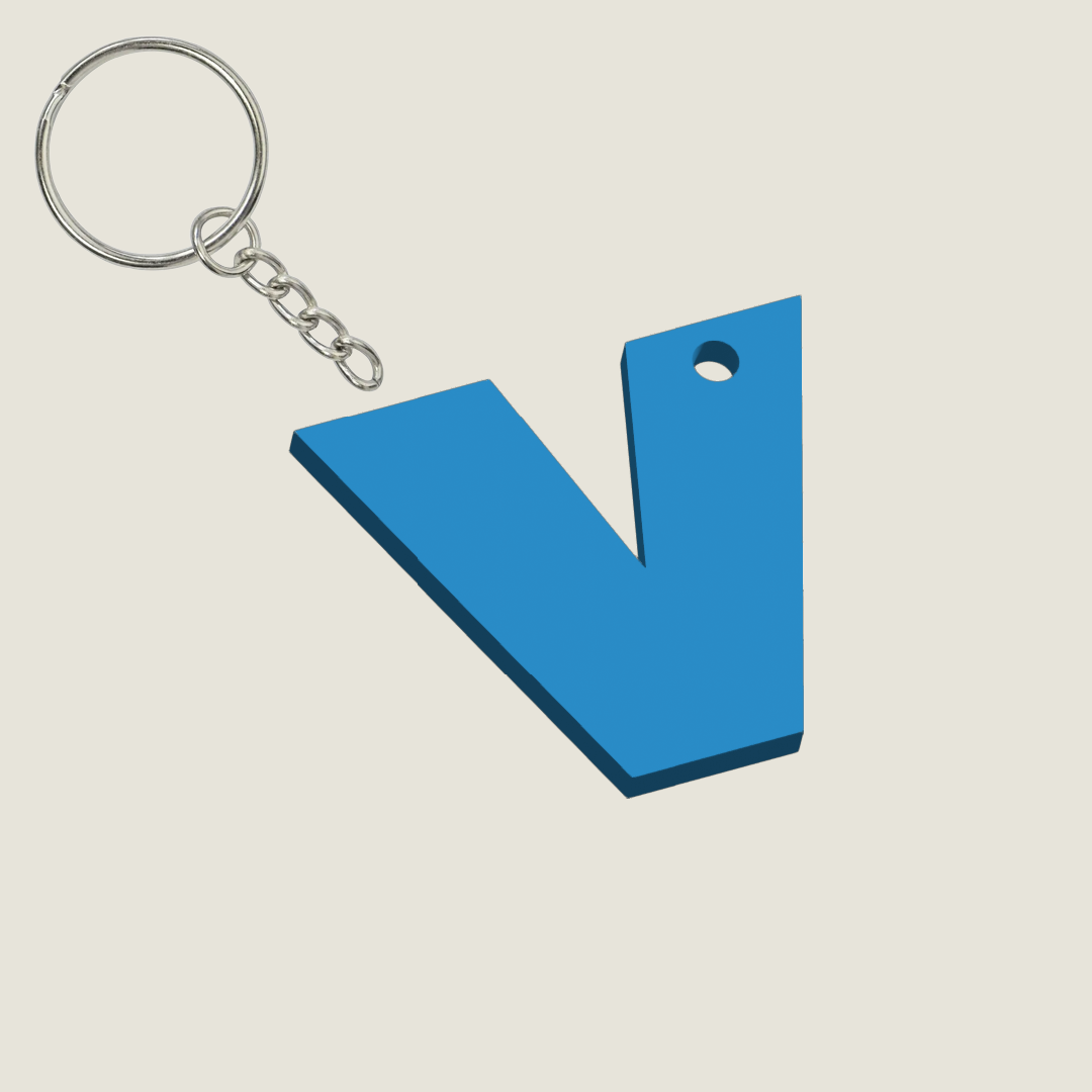 Llavero Acrílico con Inicial | Combinable | Hotculture®