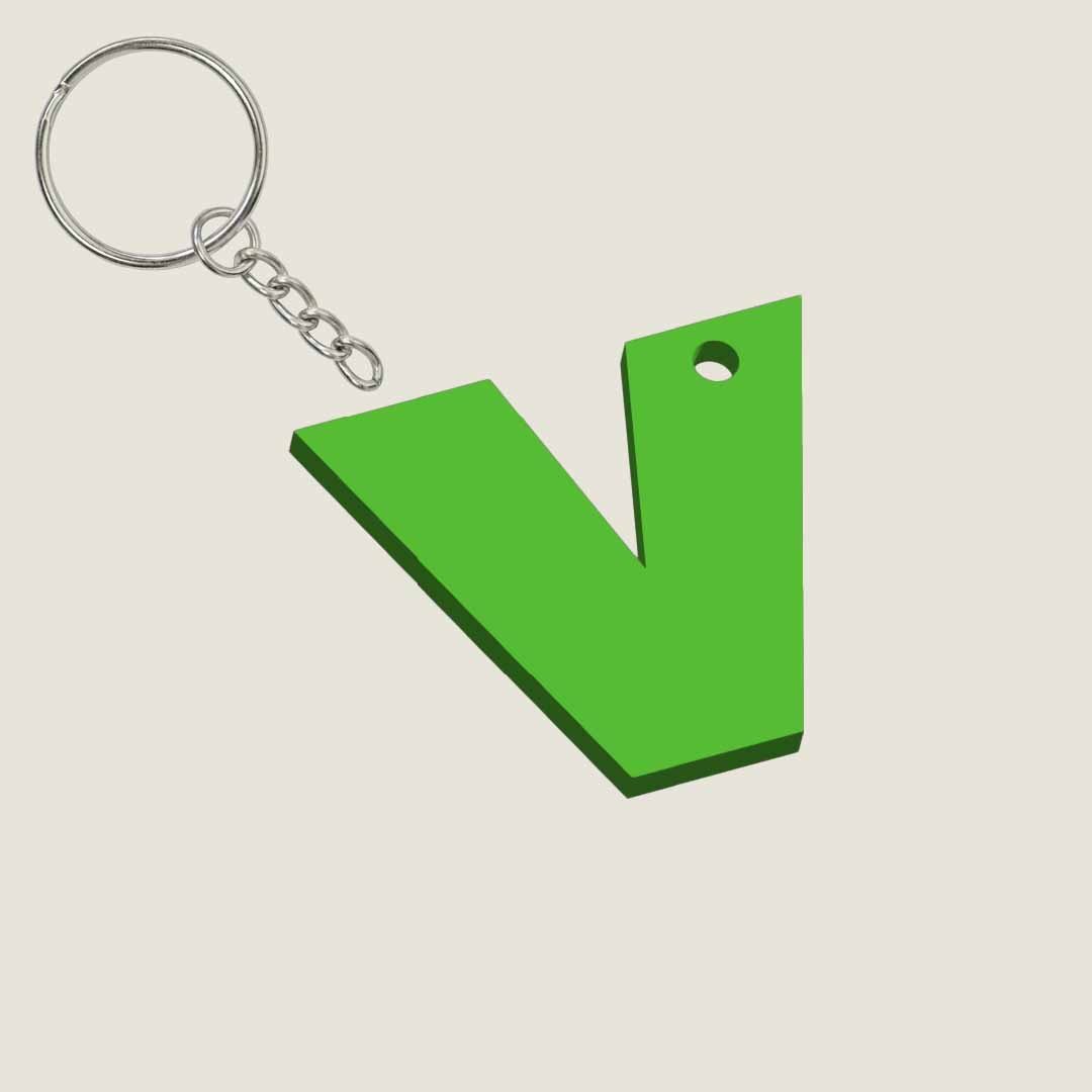 Llavero Acrílico con Inicial | Combinable | Hotculture®