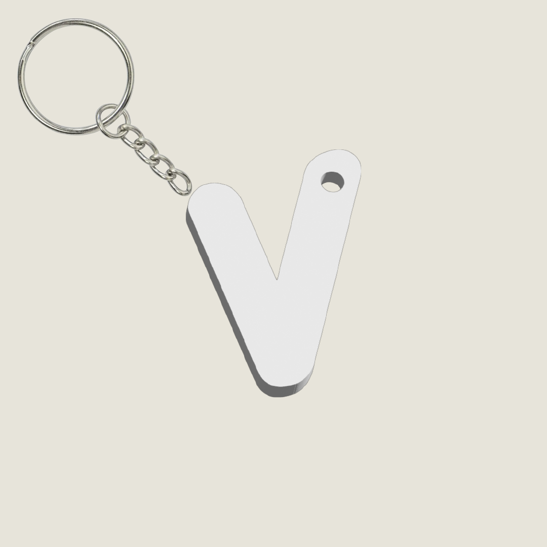 Llavero Acrílico con Inicial | Combinable | Hotculture®