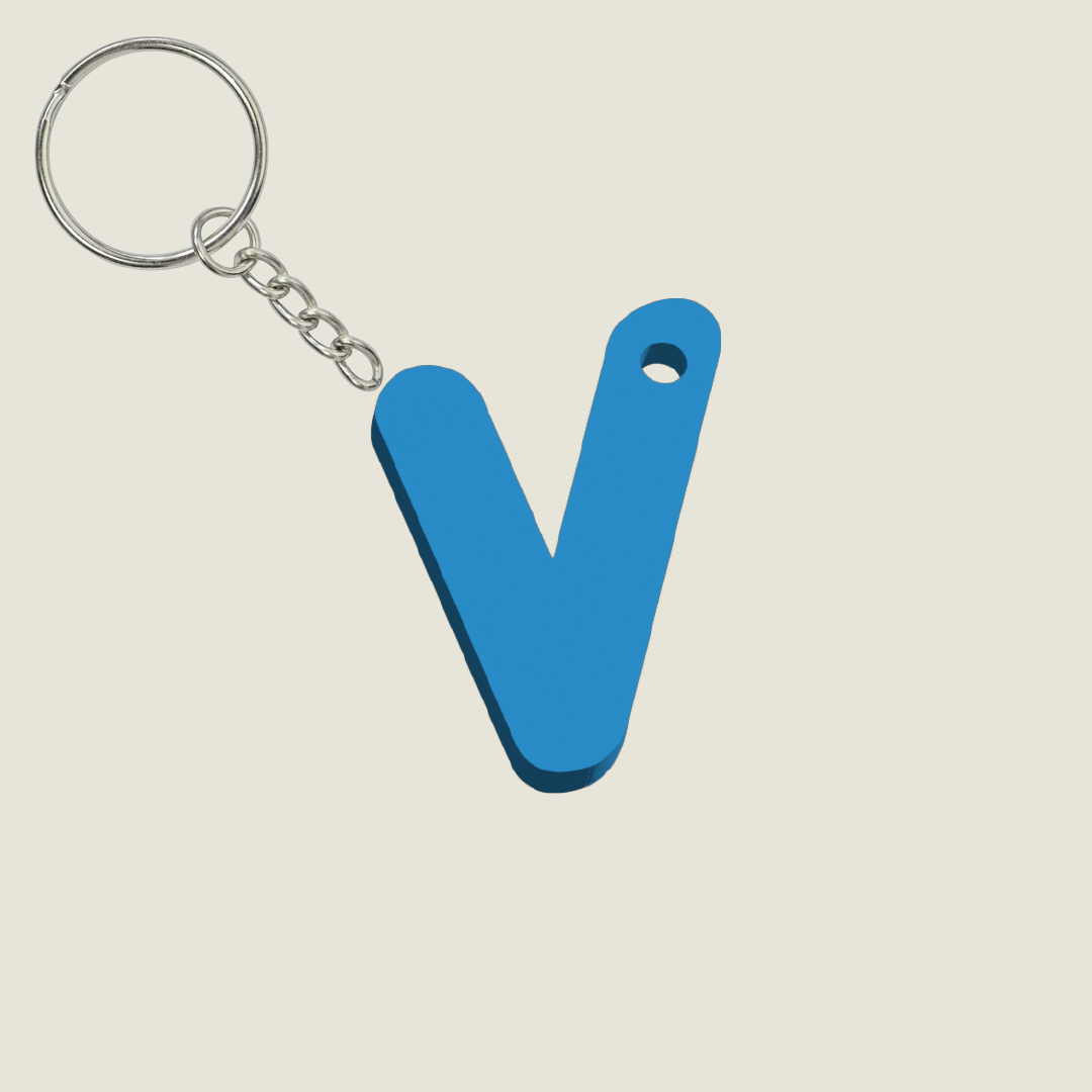 Llavero Acrílico con Inicial | Combinable | Hotculture®